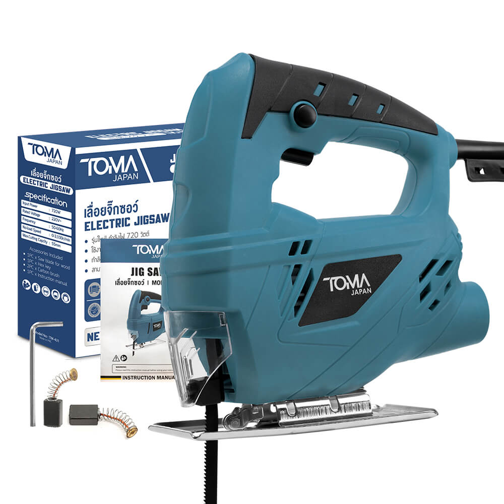 เครื่องเลื่อยจิ๊กซอ TOMA JAPAN รุ่น TM-431 720 วัตต์